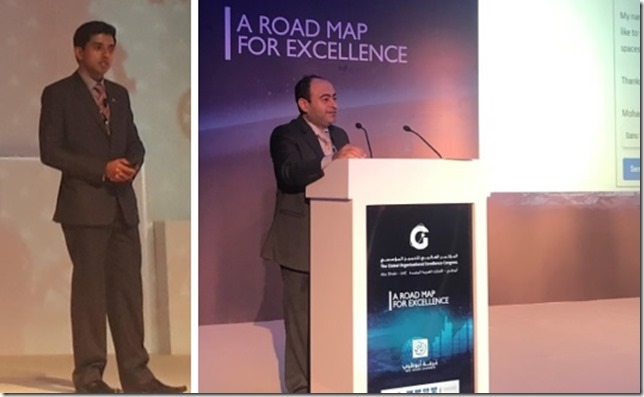 Saad Ghafoor, PhD Student, COER (left photo), presented on his research “Excellence Without Borders” investigating how 30+ countries pursue business excellence and Ahmed Abbas, Senior Researcher BPIR.com, COER (right photo) presented on “TRADE Best Practice Benchmarking & Dubai Government Excellence Program’s Dubai We Learn” Saad Ghafoor, PhD Student, COER (left photo), presented on his research “Excellence Without Borders” investigating how 30+ countries pursue business excellence and Ahmed Abbas, Senior Researcher BPIR.com, COER (right photo) presented on “TRADE Best Practice Benchmarking & Dubai Government Excellence Program’s Dubai We Learn”