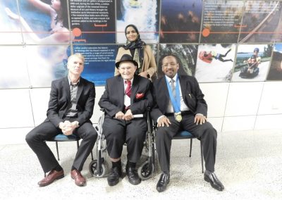 Friends together (with Professor Hadi El Tigani) at the APQO conference in New Zealand, 2016