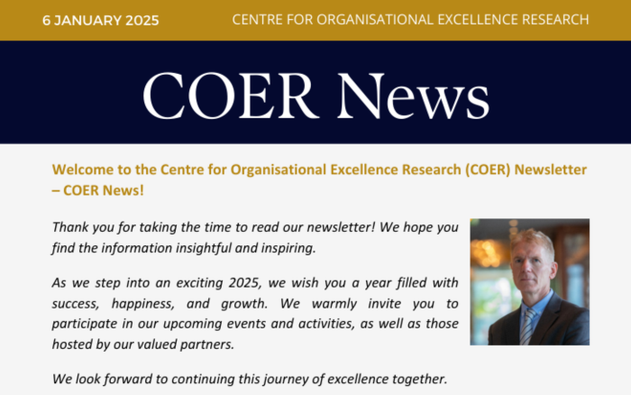 COER News: January 2025