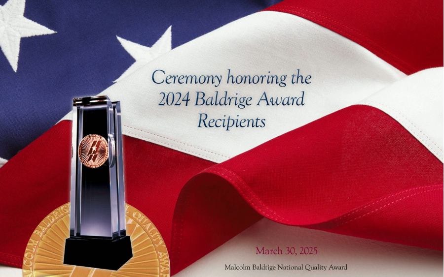 U.S. Department of Commerce Announces 2024 Malcolm Baldrige National Quality Award Winners!
