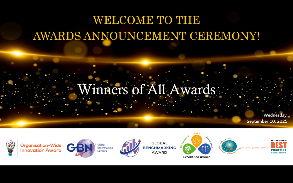 Excellence Crowned! Winners of IBPC 2025 & Global Awards in Innovation, ESG & Benchmarking